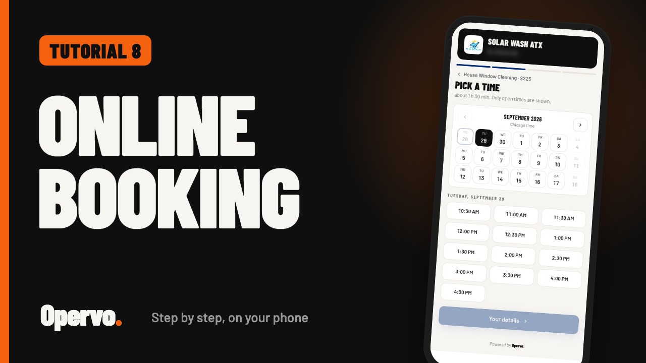 Online booking video thumbnail